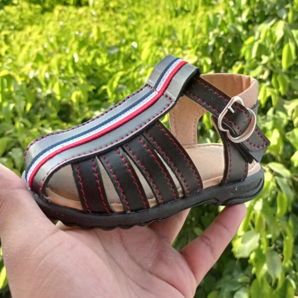 Brown Tomy Ribbon Huarache Sandals For Kids / Tiny Toes Sandals / Little Feet Sandals